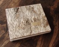 Rustic Birch Bark Wedding Guest Book 1 small