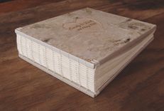 Engraved Birch Bark Wedding Or Anniversary Photo Album 2 small