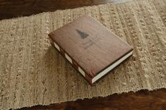 Engraved Walnut Wedding Or Vacation Home Guest Book 5 small