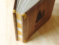 Engraved Wood Wedding Or Vacation Home Guest Book 2 small