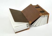Dos-À-Dos - Double Journal Wood Book - Birch Bark 3 small