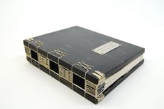 Wood Guest Book - Personalized Custom Wedding Book - Gothic Victorian Vintage Black And White 2 small