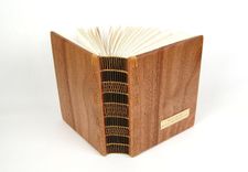 Large Mahogany Photo Album - Scrapbook Handmade Wood Book Heirloom Memory Book Anniversary Gift 2 small
