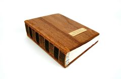 Large Mahogany Photo Album - Scrapbook Handmade Wood Book Heirloom Memory Book Anniversary Gift 5 small