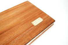 Unique Guest Book With Wood Covers - Custom Wedding Personalized Rustic Elegant  Anniversary Gift 2 small