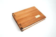 Unique Guest Book With Wood Covers - Custom Wedding Personalized Rustic Elegant  Anniversary Gift 3 small
