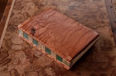 Reclaimed Redwood Wedding Guest Book / Journal Wood Book 4 small