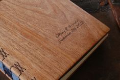 Wedding Photo Album - Mahogany Wood Book 4 small