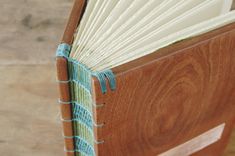 Wedding Guest Book - Mahogany Wood Book - Journal 2 small