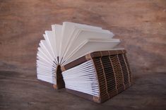 Dos-À-Dos - Double Journal Wood Book  Birch Bark Unique Gift 2 small