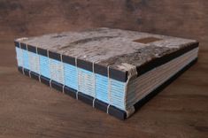 Wedding Guest Book - Personalized Custom Birch Bark Wedding Wood Book - Rustic -Purple Gray White 2 small