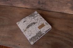 Wedding Guest Book - Personalized Custom Birch Bark Wedding Wood Book - Rustic -Purple Gray White 5 small