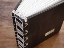 Wedding Photo Album Scrapbook - Antiqued Covers - Unique Wood Book 2 small