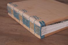 Custom Wedding Guest Book With Maple Wood Covers - Personalized Rustic Natural Earth Tone 5 small