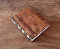 Tree Bark Journal - Rustic Bark Journal, Cabin Or  Wedding Guest Book 1 small