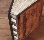 Tree Bark Journal - Rustic Bark Journal, Cabin Or  Wedding Guest Book 2 small