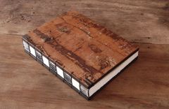 Tree Bark Journal - Rustic Bark Journal, Cabin Or  Wedding Guest Book 4 small