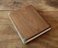 Black Walnut Wood Guest Book - Rustic Wedding Or Cabin Guest Book Wood Journal 2 small