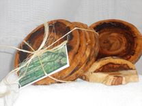 Wooden Drinks Coasters Set Of Six 1 small