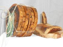 Wooden Drinks Coasters Set Of Six 3 small