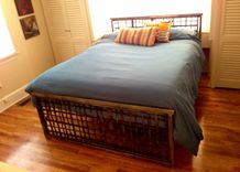 Woven Steel Queen Size Bed 1 small