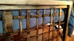 Woven Steel Queen Size Bed 3 small