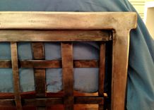 Woven Steel Queen Size Bed 4 small