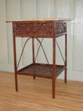 Cut Steel With Pine Top Bed Side Tables 1 small
