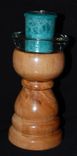 Custom Wood Candle Holders 1 small