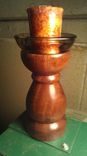 Custom Wood Candle Holders 2 small