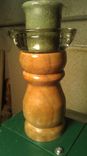 Custom Wood Candle Holders 3 small