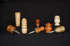 Custom Wood Bottle Stoppers 5 small