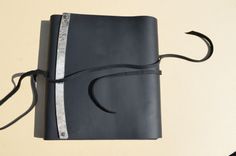 Leather Wedding Planner Black Journal Bound Art Notebook Elegant Travel Custom Made To Order (649b) 4 small