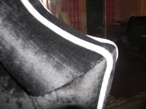 Custom Queen Size Velvet Headboard 2 small