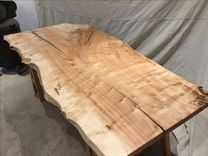 Live Edge Single Slab Dinning Room Table 12 small