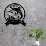 Custom Marline Sign, Personalized Sign, Metal Beach House Sign, Camp Sign, Address Sign 4 small