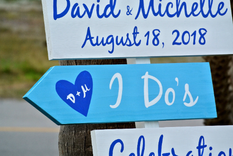 Welcome To Our Love Story Wedding Sign 3 small