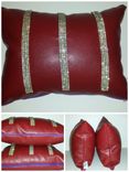 Red Scarlet Throw Pillows 2 small