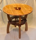 Communion Table With Church Logo Inlaid In Top With Matching Table Top Podium 1 small