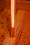 Fluted Demilune Table Of Cherry And Maple 4 small