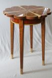Cherry Petal Table With Maple And Walnut Inlays 4 small