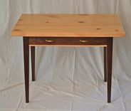 Writing Desk Of Black Walnut And Knotty Pine 1 small