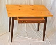 Writing Desk Of Black Walnut And Knotty Pine 2 small
