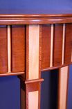Fluted Demilune Table Of Cherry And Maple 2 small
