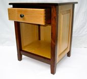 Black Walnut And Maple Nightstand With Raised Panels 1 small