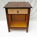 Black Walnut And Maple Nightstand With Raised Panels 3 small