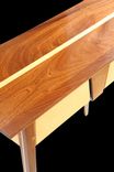 Floating Capstone Table Of Sapele And Maple 3 small