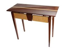 Floating Capstone Table Of Sapele And Maple 1 small