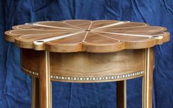 Petal Table Of Cherry, Maple, And Walnut 3 small