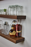 Bar Shelves, Floating Bar Shelves, Shelf Bar, Wall Mounted Bar Shelf, Hanging Bar Shelf 2 small